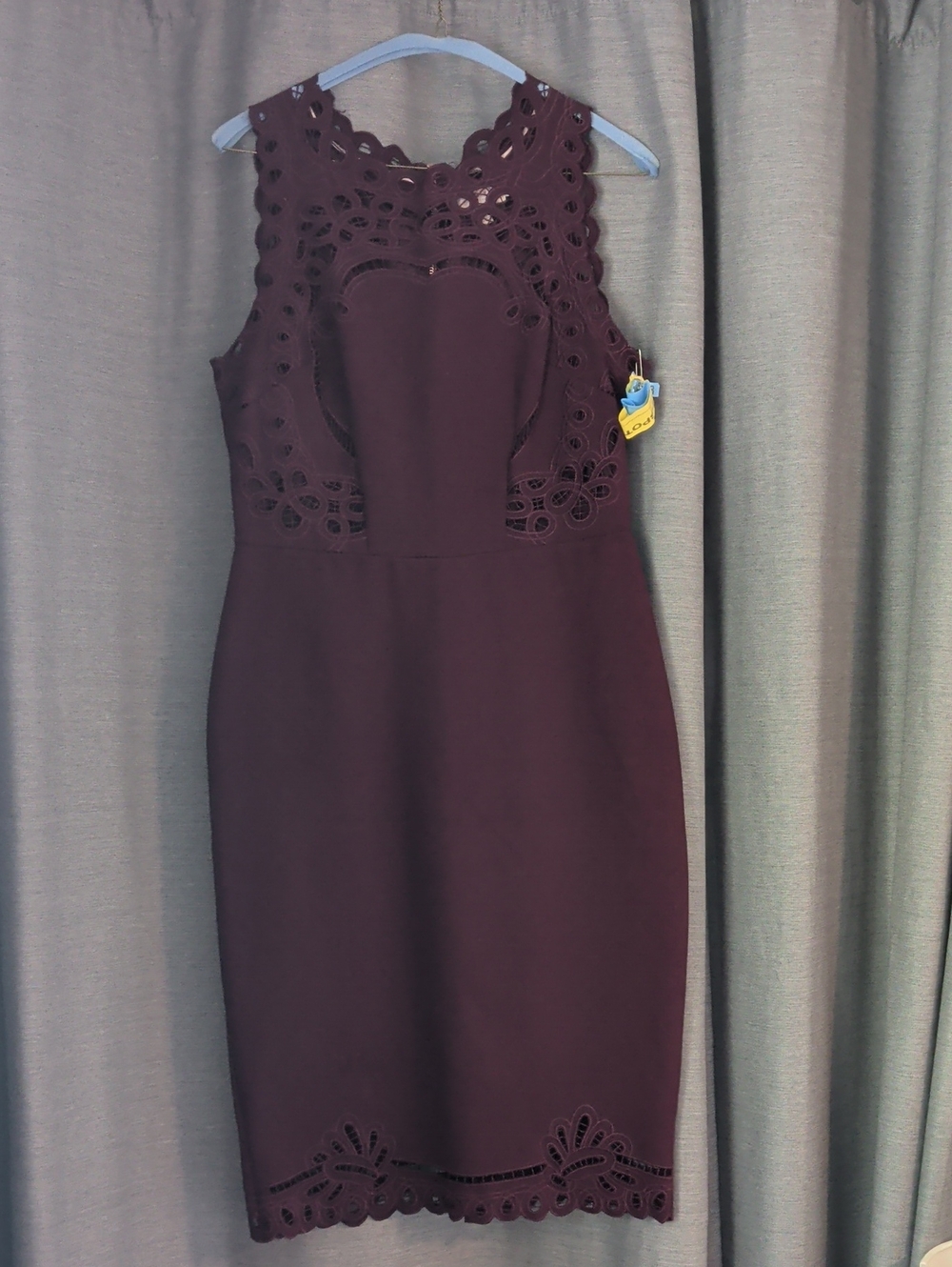 Ted Baker Burgundy Sheath Dress